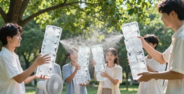 大冰块降温方法_广州天河区夏季防暑降温大冰块_大冰块户外活动使用时长